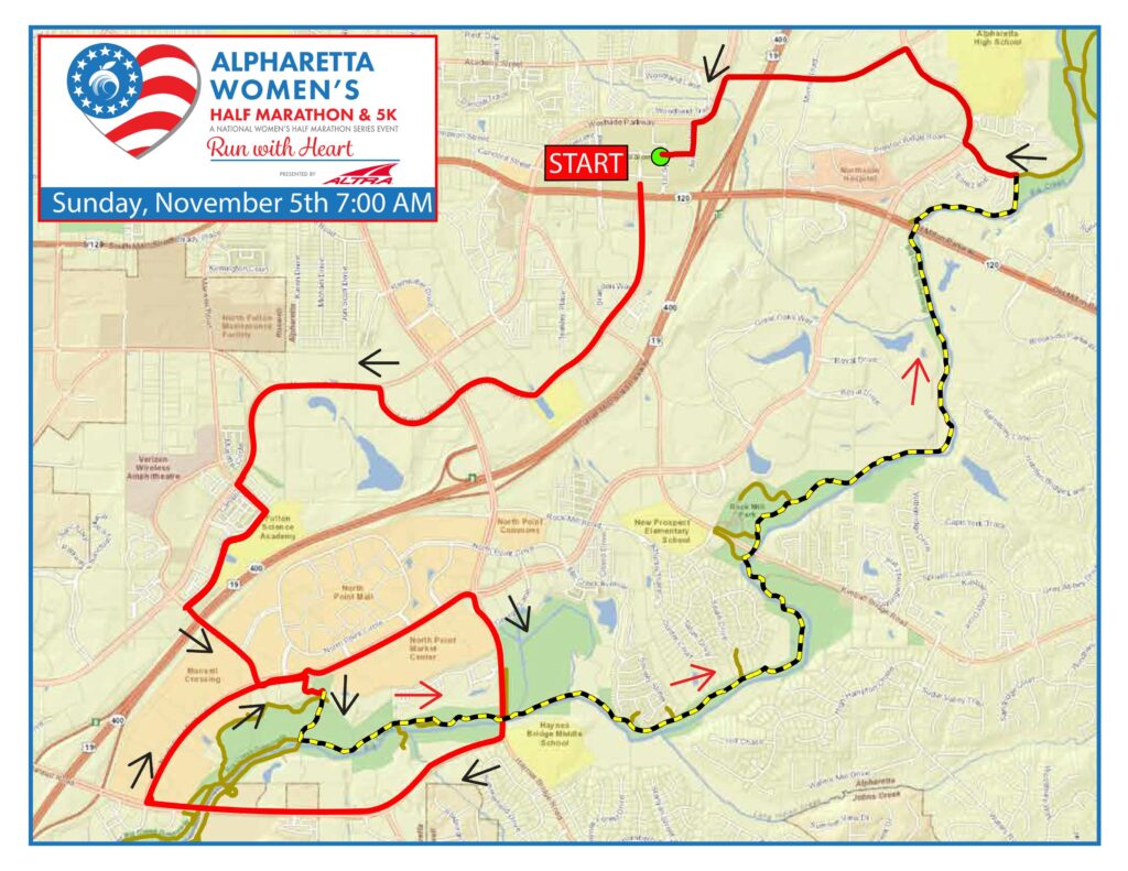 Race Course | Alpharetta Women's Half Marathon & 5K